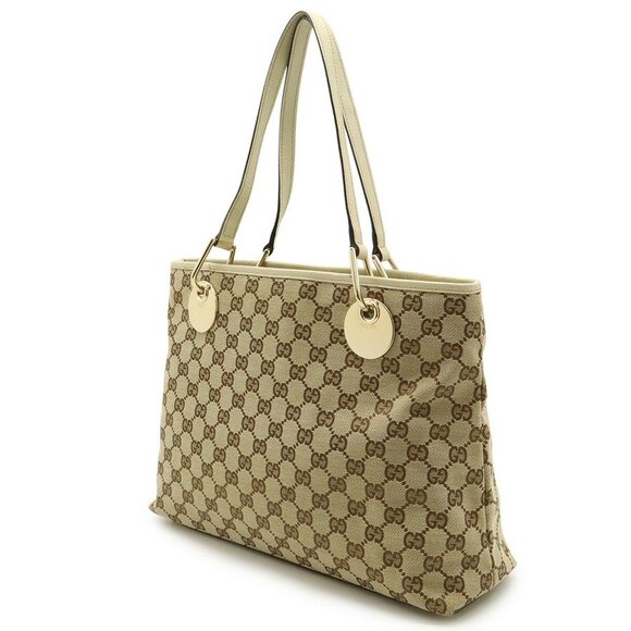 GUCCI Beige Leather Shoulder Bag - Picture 3 of 10
